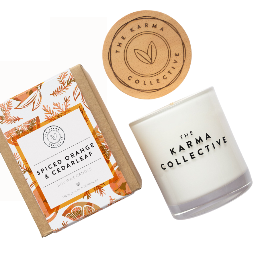 Karma Collective Spiced Orange & Cedar Soy Candle