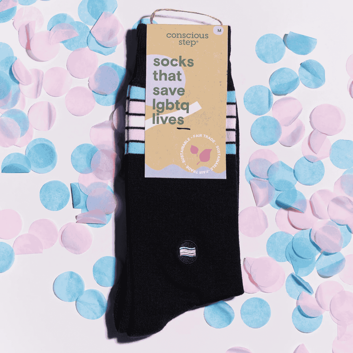 Crew Socks that Save LGBTQ Lives Black