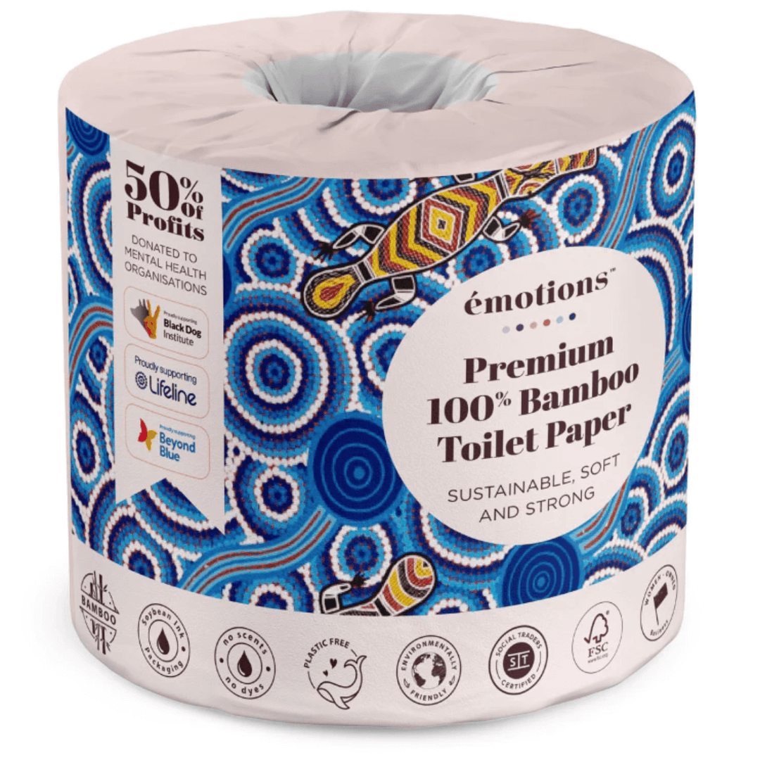 First Nations Art 100% Bamboo Toilet Paper (48 rolls)