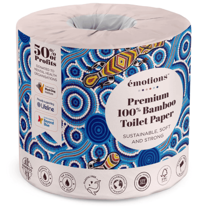 First Nations Art 100% Bamboo Toilet Paper (48 rolls)