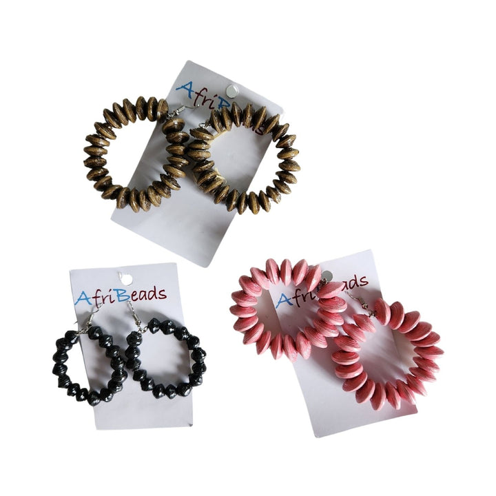 Afribeads Hoop Earrings