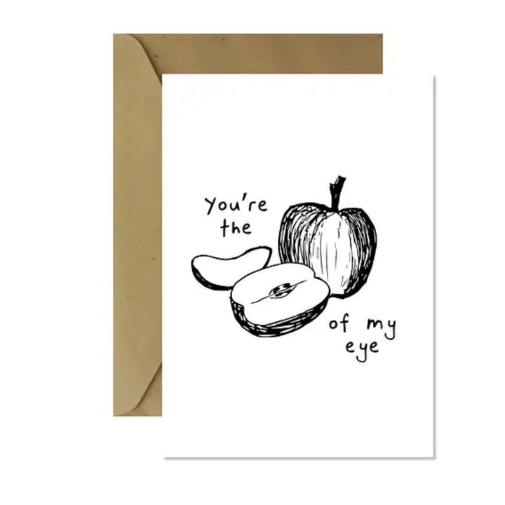 Greeting Card - Apple of My Eye