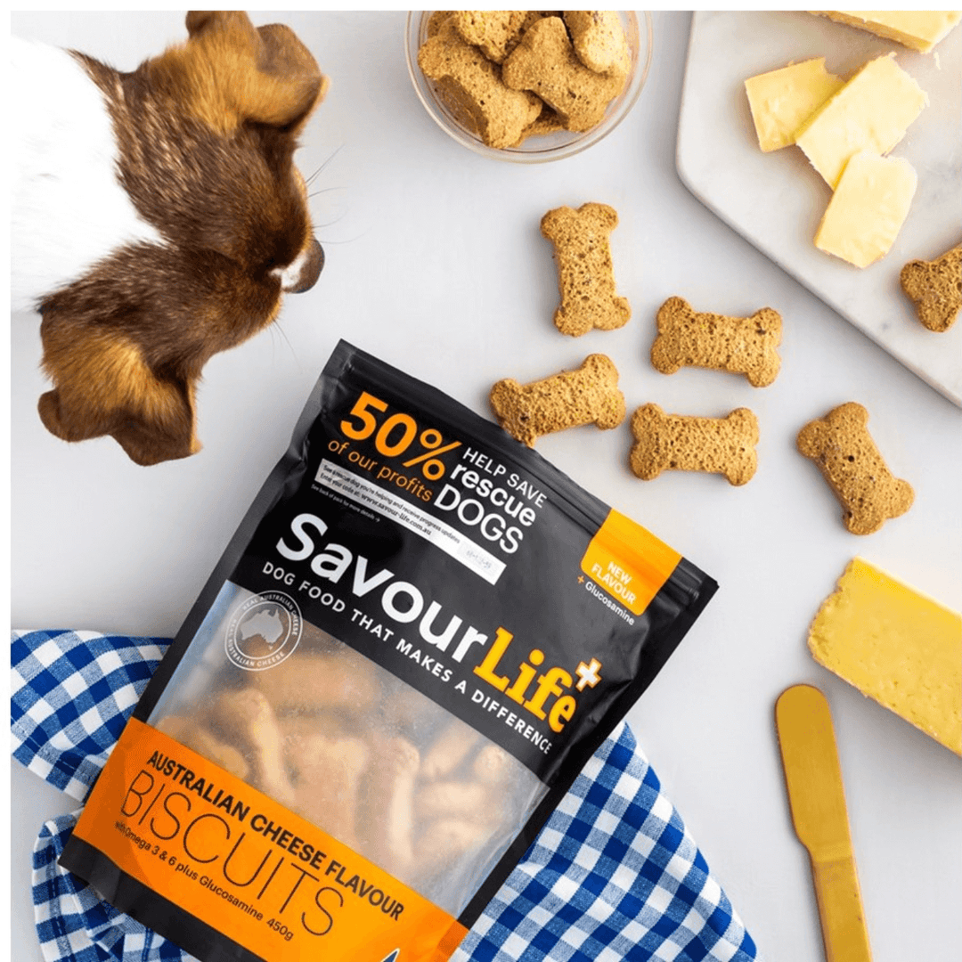 SavourLife Cheese Natural Dog Biscuits - Cheese Flavour 450g