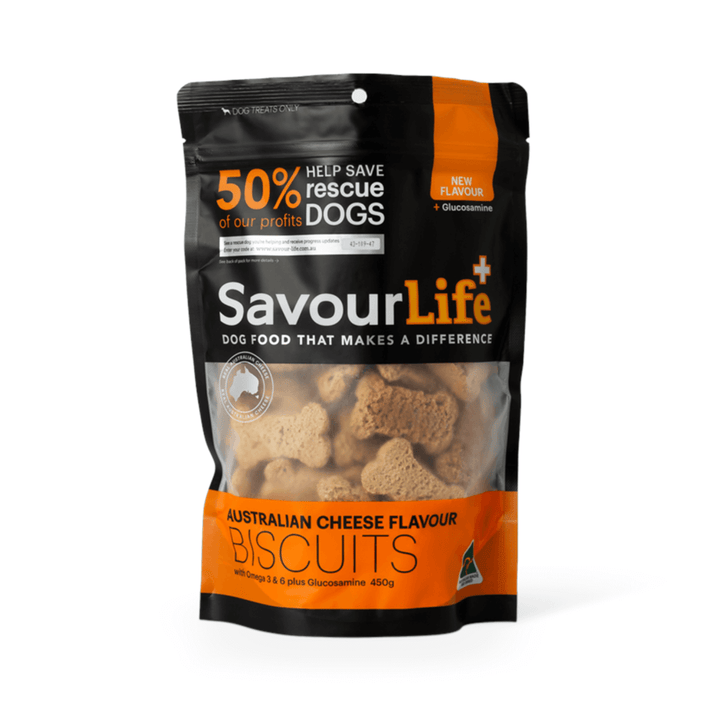 SavourLife Cheese Natural Dog Biscuits - Cheese Flavour 450g