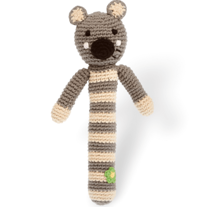 Pebble Koala Bear Knitted Rattle