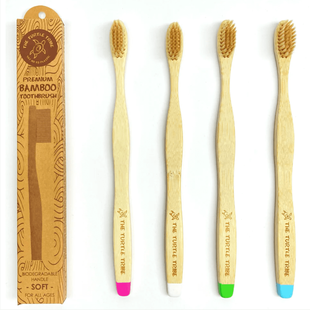 Turtle Tribe Premium Bamboo Toothbrush