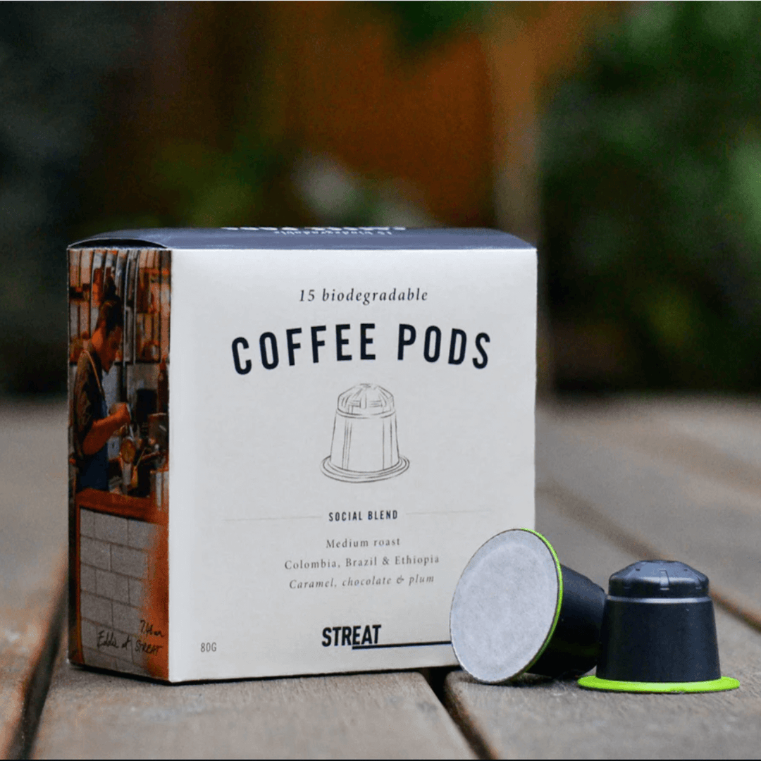 STREAT Biodegradable Coffee Pods