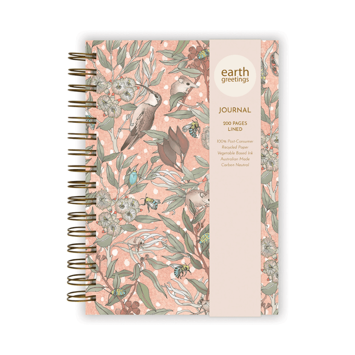 Pollinators A5 Journal (Lined) - Eco Notebook