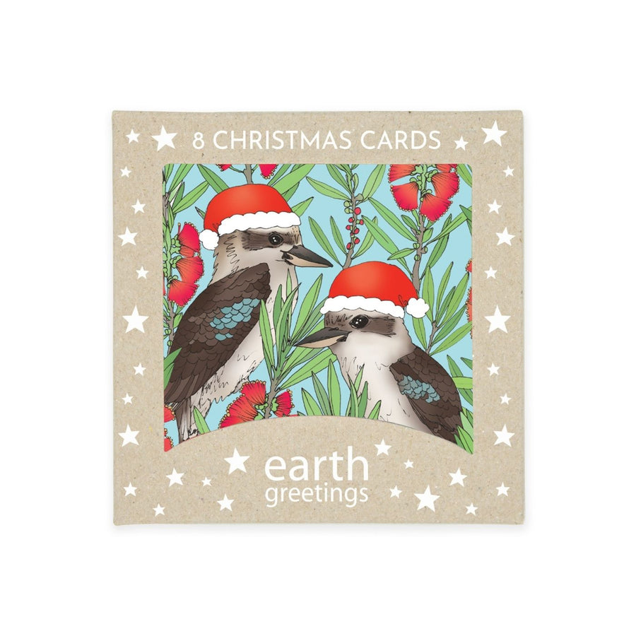 Eco-friendly, 100% recycled Christmas card set with 8 square cards featuring Victoria McGrane’s art. Carbon offset with 10% of profits aiding native wildlife.