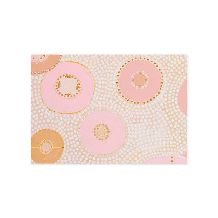 Eco friendly, 100% recycled, Australian made wrapping paper featuring stunning artwork by contemporary Australian Aboriginal artist Natalie Jade. Carbon offset, with 10% of profits aiding native wildlife.