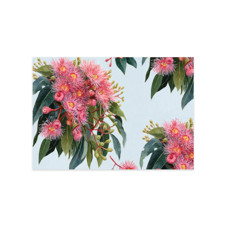 Eco-friendly, 100% recycled folded wrapping paper featuring Vickie Liu's art. Australian made, carbon neutral, with 10% of profits aiding native wildlife and habitat.