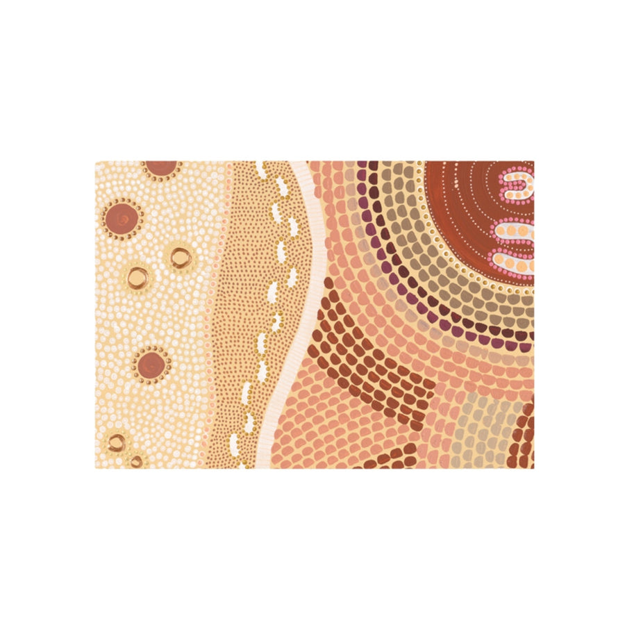 Eco-friendly, 100% recycled, folded wrapping paper featuring Domica Hill's art. Australian made, carbon neutral with 10% of profits aiding native wildlife and habitat.
