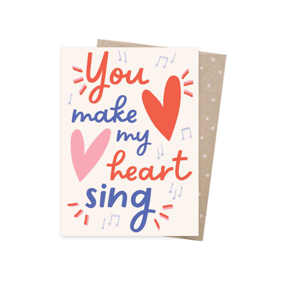 100% recycled, Australian made eco greeting card by Earth Greetings. Make someone feel special with this earth-friendly greeting card. The lifecycle of this product is carbon offset and an additional 10% of profit is donated to care for native wildlife and restore habitat. 