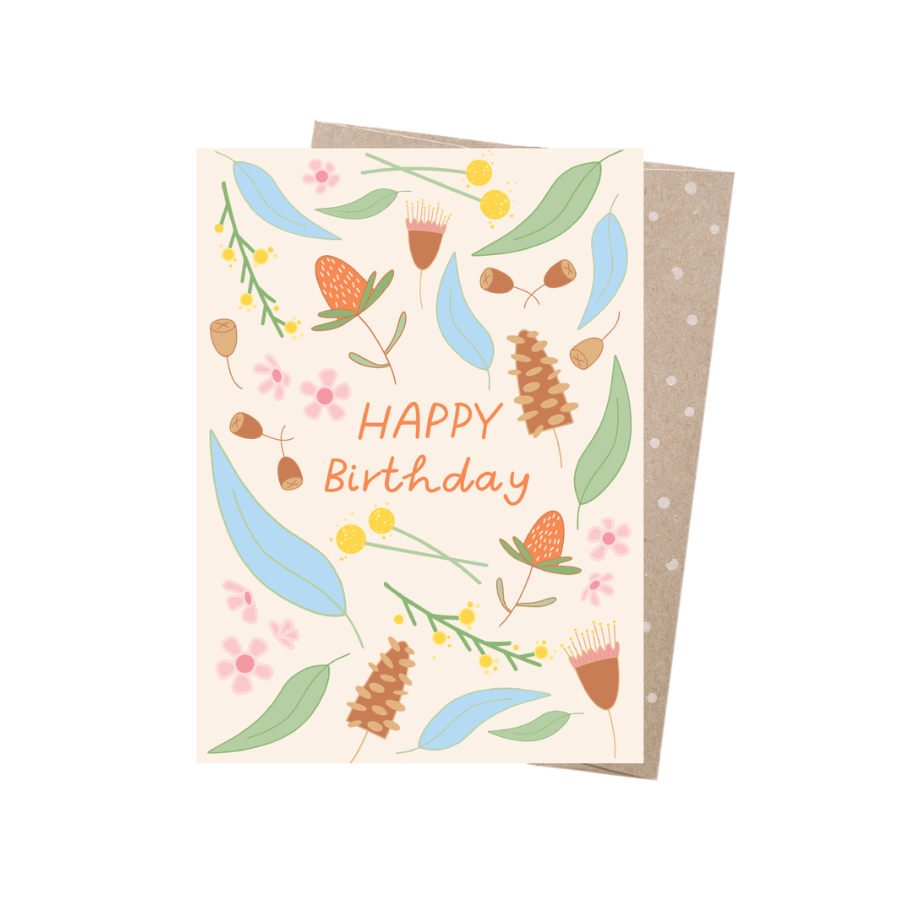 Earth Greetings Eco Greeting Card - Happy Birthday