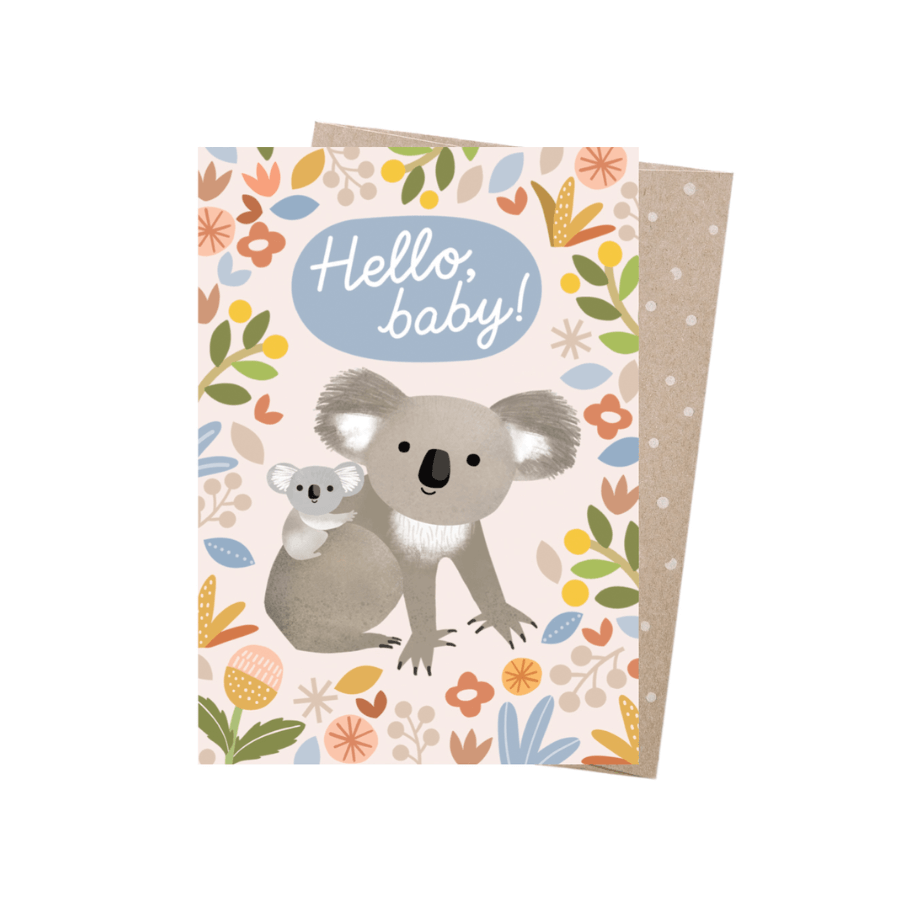 Earth Greetings - Baby Recycled Greeting Card