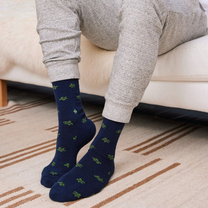 Environmentally Friendly Socks that Protect Turtles. Protect oceans with these eco-friendly turtle crew socks. Each purchase supports Oceana, helping restore ocean health and marine life abundance.