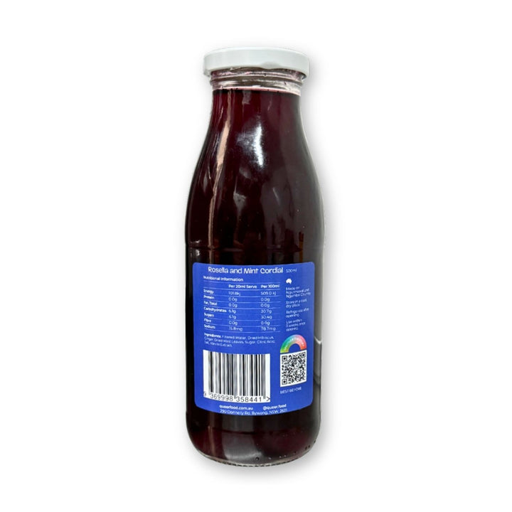 Queer Food Rosella and Mint Cordial