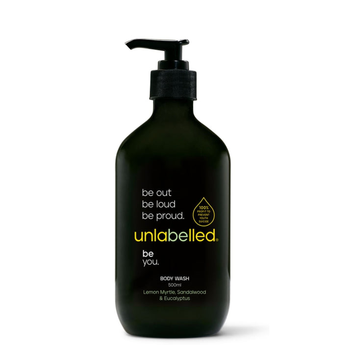 Unlabelled Lemon Myrtle, Sandalwood & Eucalyptus Body Wash