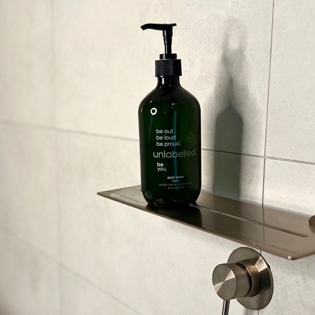 Unlabelled Lemon Myrtle, Sandalwood & Eucalyptus Body Wash