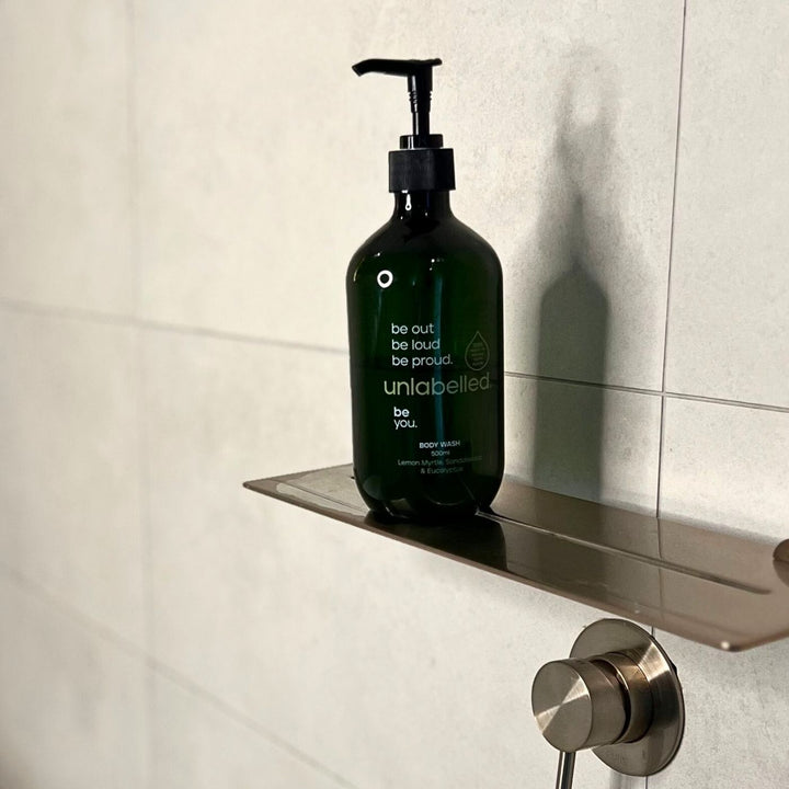 Unlabelled Lemon Myrtle, Sandalwood & Eucalyptus Body Wash