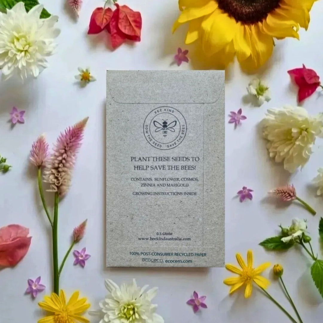 Bee Kind Australia Happy Birthday - Flower Seeds