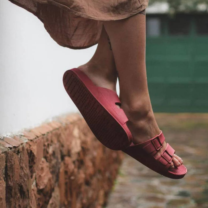 Linus Bordô Sandals - Burgundy