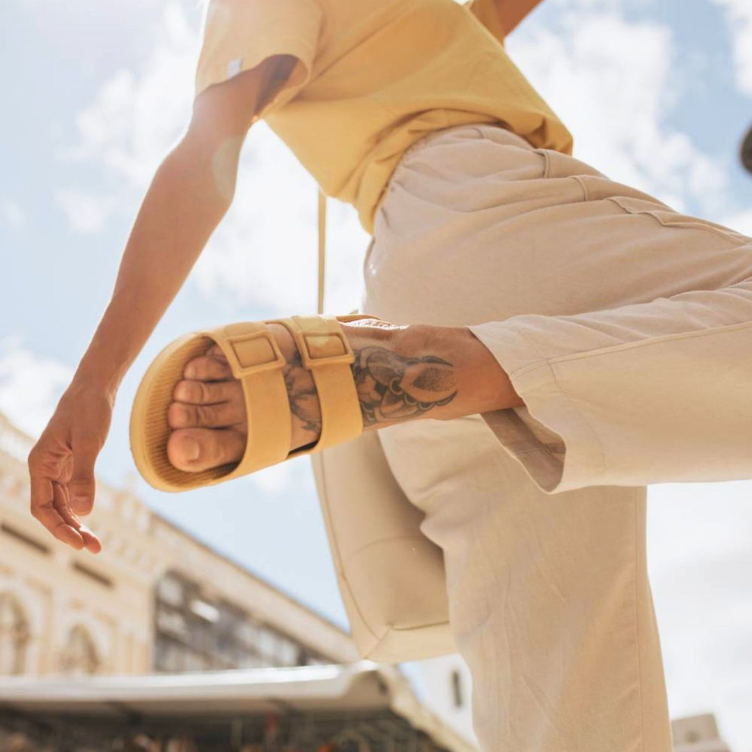 Linus Mostarda Sandals - Mustard