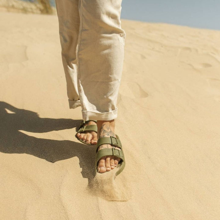 Linus Musgo Sandals - Dark Green
