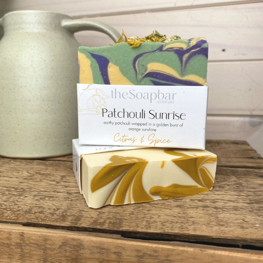 The Soap Bar Patchouli Sunrise Soap