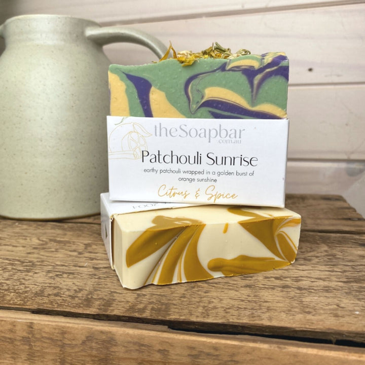 The Soap Bar Patchouli Sunrise Soap