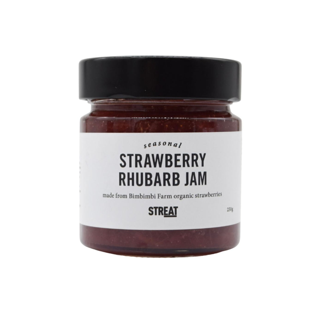 STREAT Strawberry Rhubarb Jam