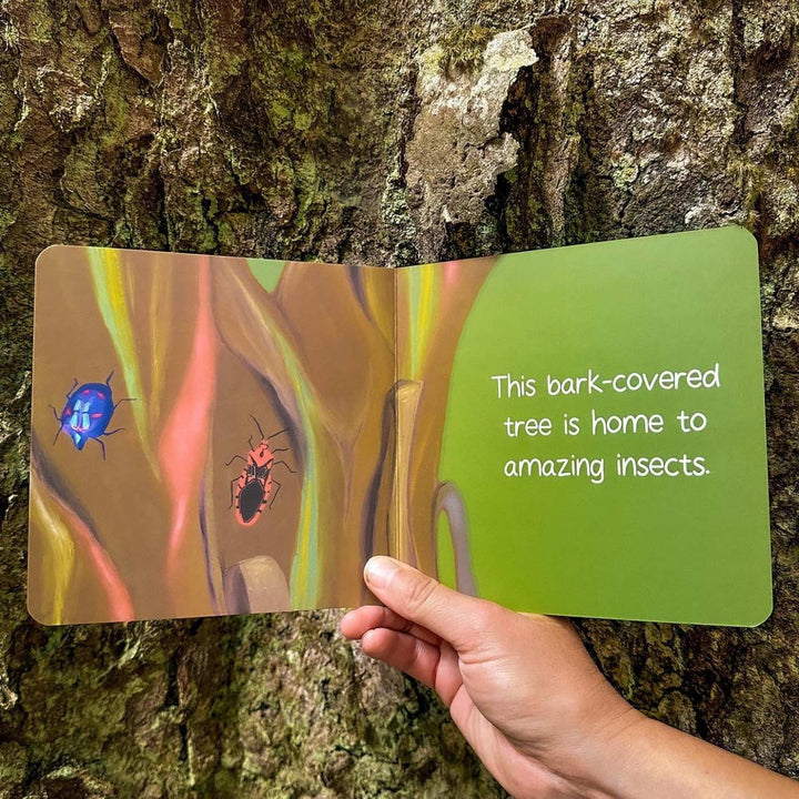 "This Little Tree" Board Book by Red Parka. A joyful board book for ages 0–4 exploring the role of trees in Aussie wildlife. 50% of profits support wildlife and environmental charities across Australia.