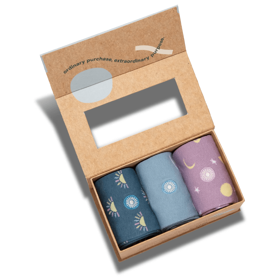 Conscious Steps Ethically Made Socks that Support Mental Health - Boxed Set