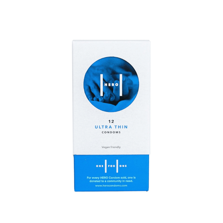 Hero Rubber Condoms – Ultra Thin 12 Pack