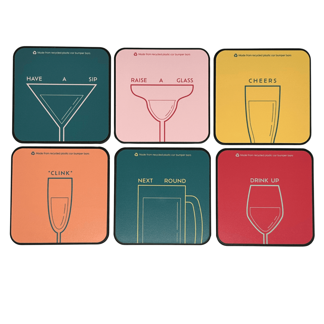 Naiteev Upcycled Coasters