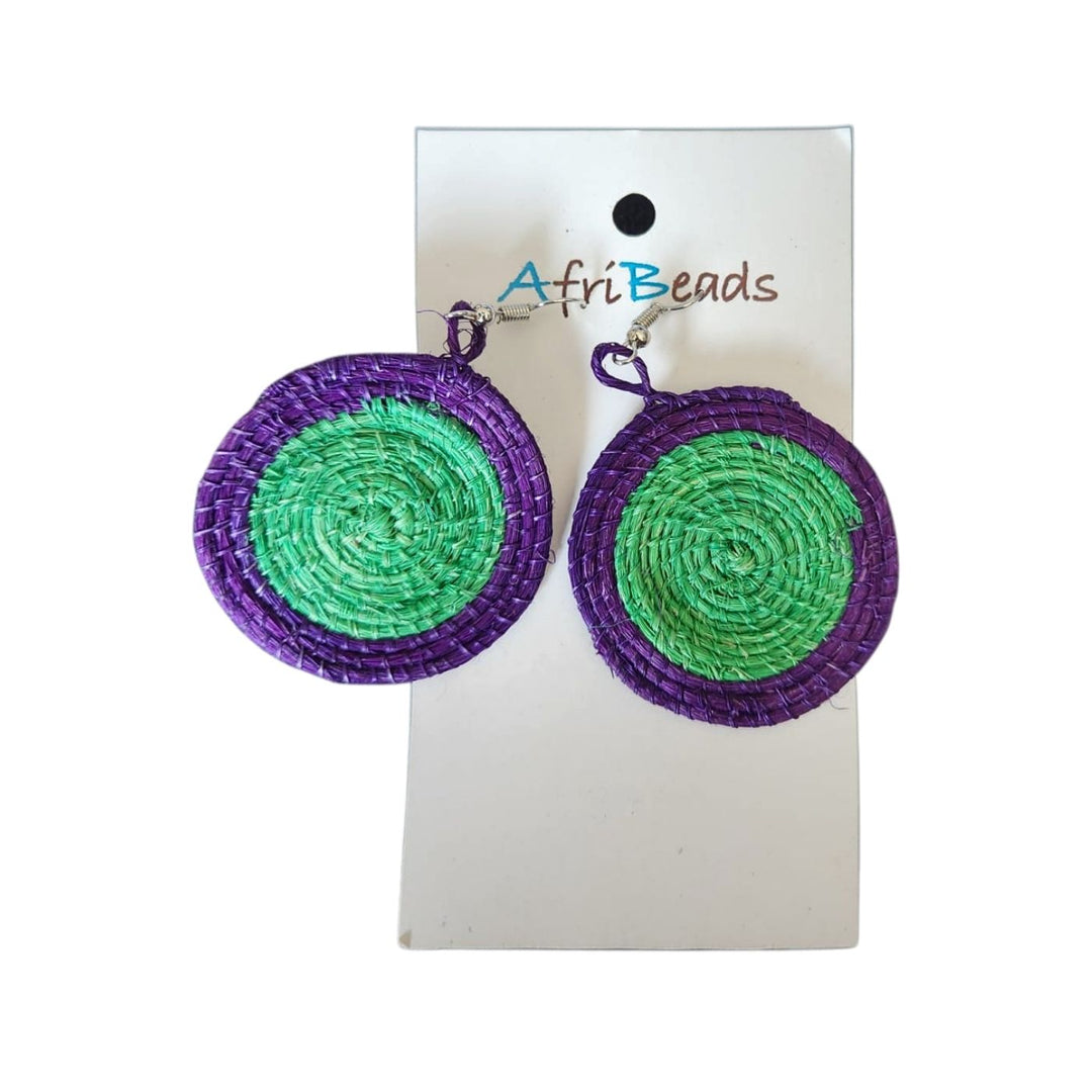 Afribeads Woven Earrings