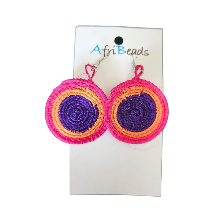 Afribeads Woven Earrings