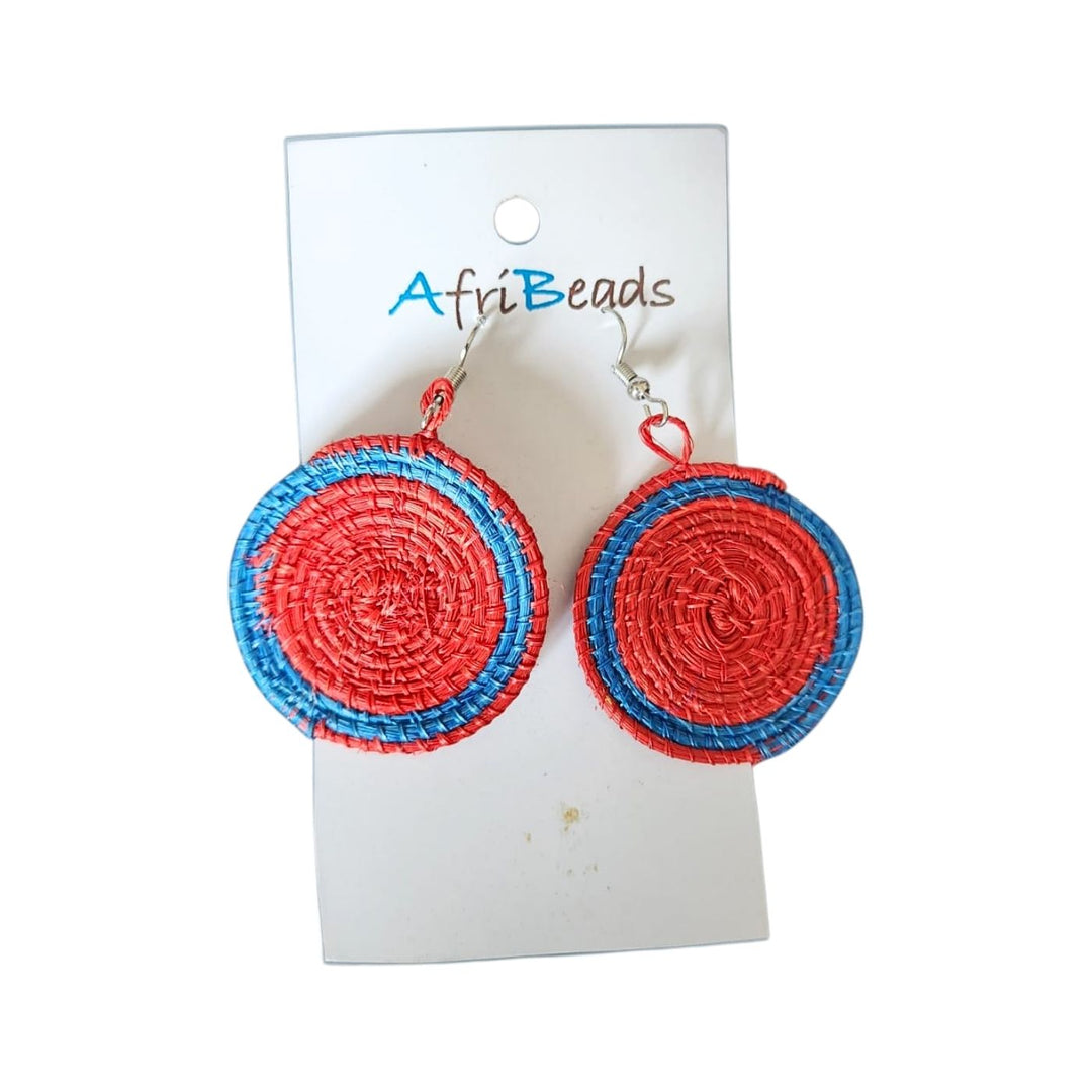 Afribeads Woven Earrings