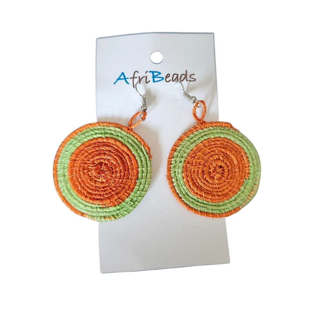 Afribeads Woven Earrings