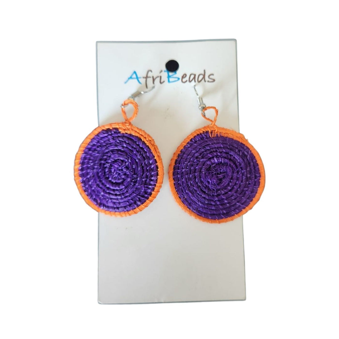 Afribeads Woven Earrings
