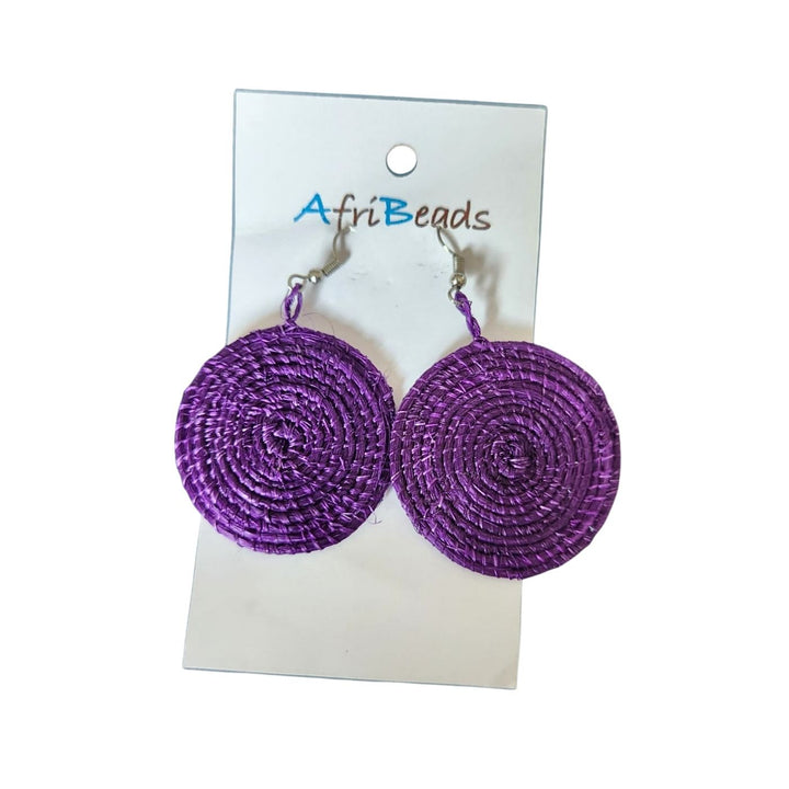 Afribeads Woven Earrings