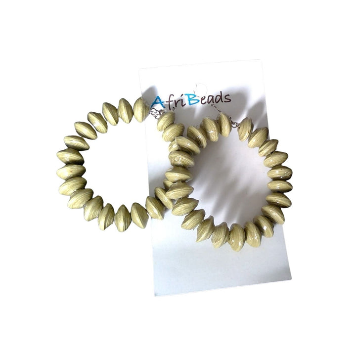 Afribeads Large Hoop Earrings