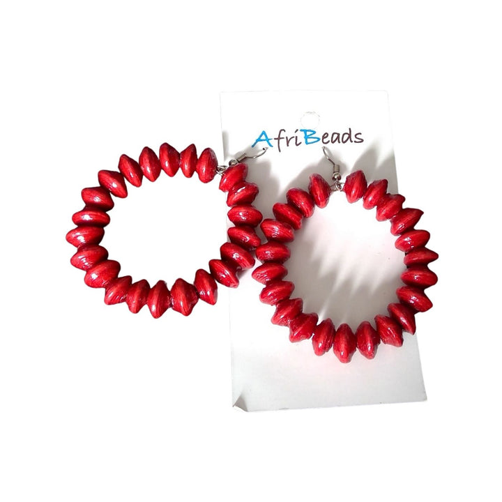 Afribeads Large Hoop Earrings