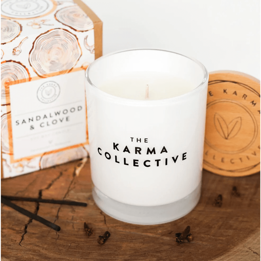 Karma Collective Sandalwood & Clove Soy Candle