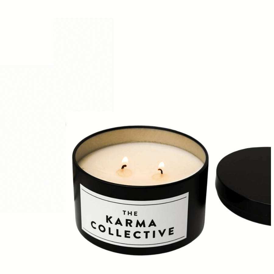 Karma Collective Clove & Sandalwood Soy Candle Tin