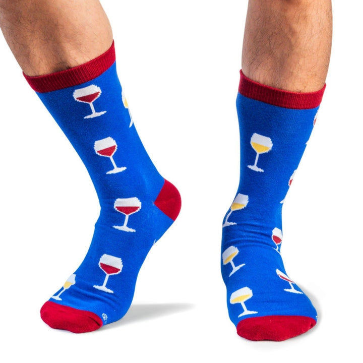Sydney Sock Project Wine crew socks. With every pair of Sydney Sock Project socks purchased, you're contributing to meaningful causes. They are dedicated to supporting charities and organisations that strive to make a difference for our people and planet.