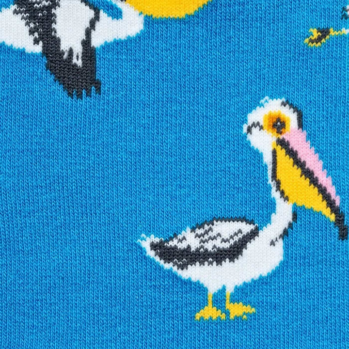 Sydney Sock Project - Pelican. With every Sydney Sock Project pair, you support charities creating real change for people and the planet—ethical, impactful, and made to make a difference.
