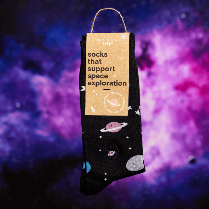 Conscious Steps - Fairtrade Socks that Support Space Exploration