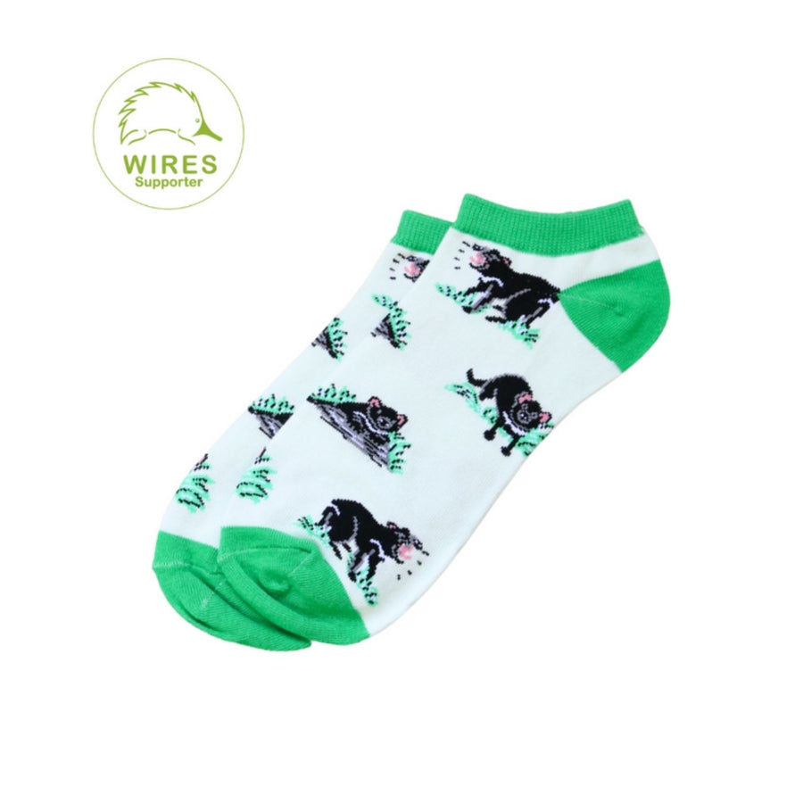Sydney Sock Project - Tasmanian Devil. With every Sydney Sock Project pair, you support charities creating real change for people and the planet—ethical, impactful, and made to make a difference.