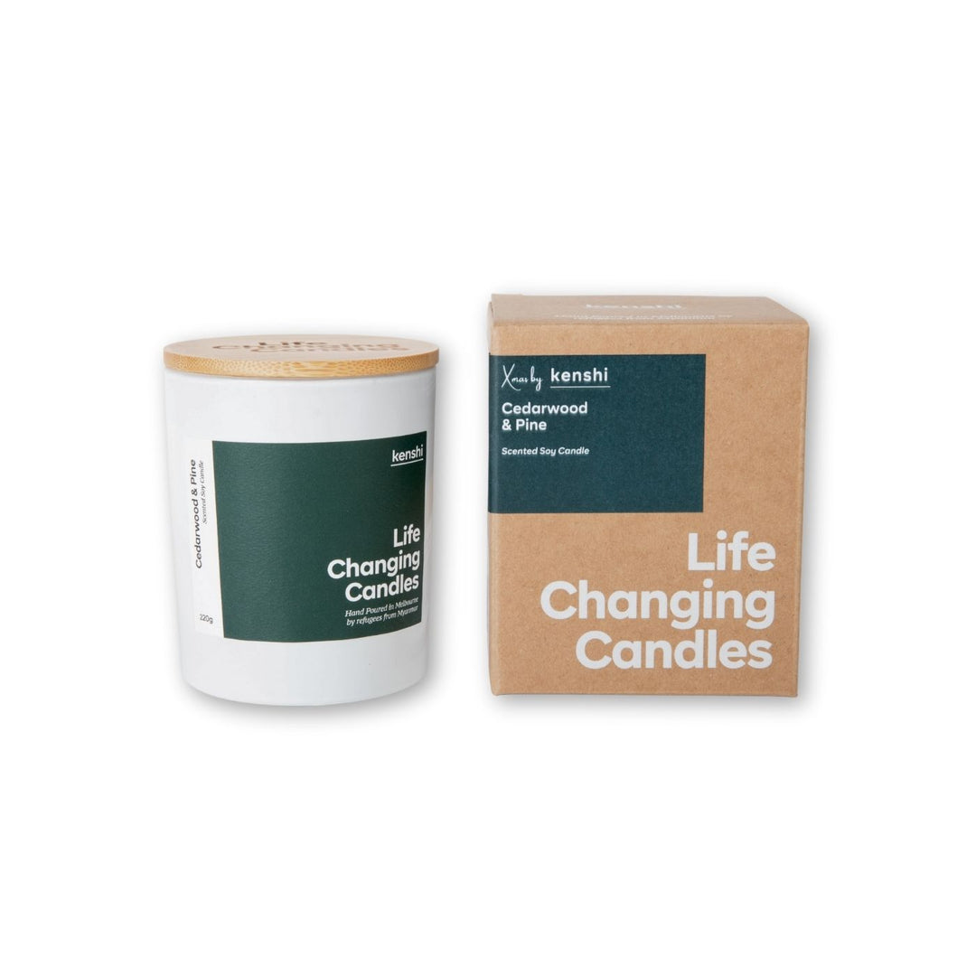 Kenshi Cedarwood and Pine Candle